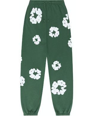 Denim Tears Cotton Wreath Sweatpants Green