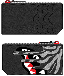 Sprayground Zebra Zip Wallet