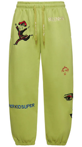 KidSuper Studios Limeade Super Sweatpants Green