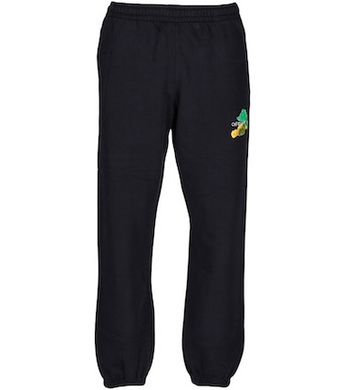 OFF-WHITE Brush Arrows Slim Track Sweatpants Black/Multi