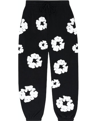 Denim Tears Cotton Wreath Sweatpants Black