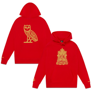 OVO x Mister Cartoon TFC Hoodie Red