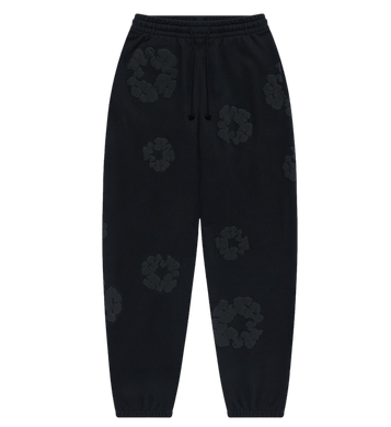 Denim Tears Cotton Wreath Sweatpants Black Monochrome